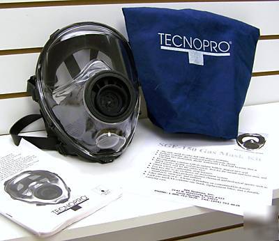 New tecnopro sge 150 gas mask full facial coverage