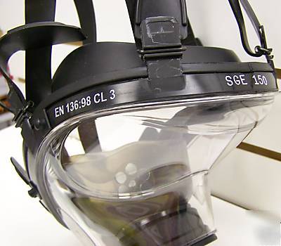 New tecnopro sge 150 gas mask full facial coverage