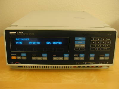 Solartron si 1250 frequency response analyzer warranty