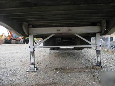 Trailmobile tandem axle flatbed trailer -- refurbished 