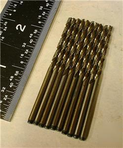 10 cobalt drill bits #40 jarvis cleveland morse usa