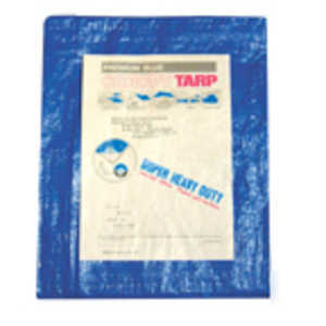 Grommeted blue pvc tarps -- 20 x 40 closeout special 