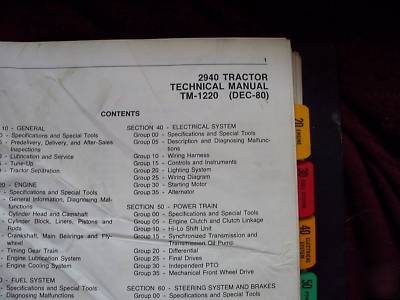 John deere 2940 tractor technical service manual