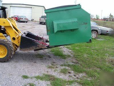 Loader forks bucket skid tractor pallet fork grapple