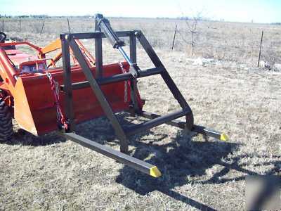 Loader forks bucket skid tractor pallet fork grapple