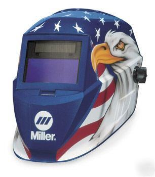 Miller 231405 pro-hobby helmet - american eagle ii