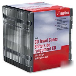 New imation slim design media storage cd cases 41017