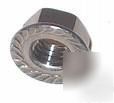 Stainless steel serrated flange nuts M4 M5 M6 M8 80PACK