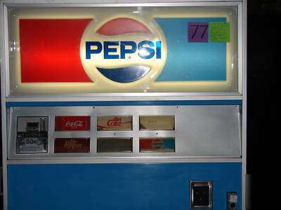 Vintage pepsi/ antique soda pop machine game room ready
