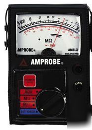 Amprobe amb-3 megohmmeter with recent calibration 