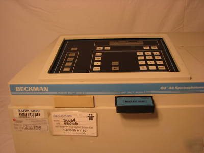 Beckman du 64 spectrophotometer complete w/soft-pak