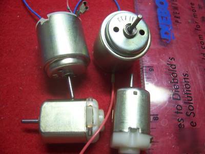 Choice small d/c motor #130 flat or mabuchi #260 round