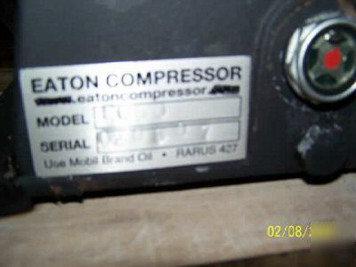 Eaton 5 horsepower 3 cyl 2-stg air compressor pump