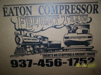 Eaton 5 horsepower 3 cyl 2-stg air compressor pump