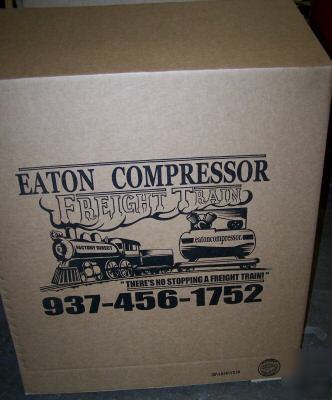 Eaton 5 horsepower 3 cyl 2-stg air compressor pump