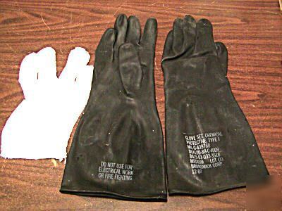 Industrial rubber glove set - medium- 24 pairs