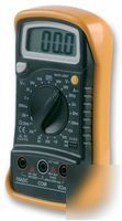 New digital electronic multimeter + test leads ac dc