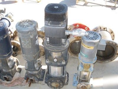 Pumps group lot sale- centrifugal - gear - diaphragm