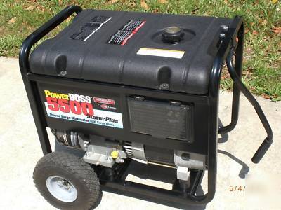 Generac power boss 5500 storm-plus portable generator