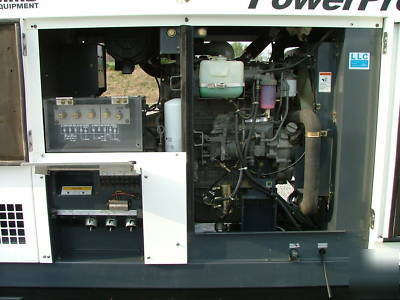 2007 mmd generator 50KW 65KVA isuzu diesel 1 & 3 phase 