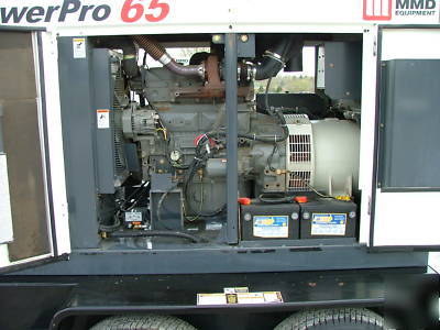 2007 mmd generator 50KW 65KVA isuzu diesel 1 & 3 phase 