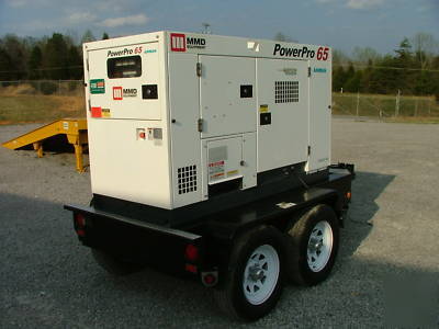 2007 mmd generator 50KW 65KVA isuzu diesel 1 & 3 phase 