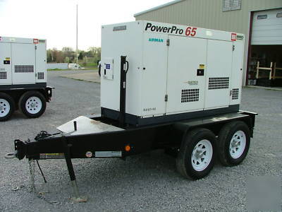 2007 mmd generator 50KW 65KVA isuzu diesel 1 & 3 phase 