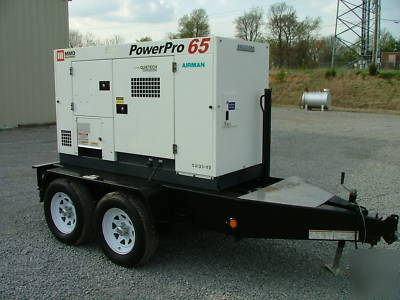 2007 mmd generator 50KW 65KVA isuzu diesel 1 & 3 phase 