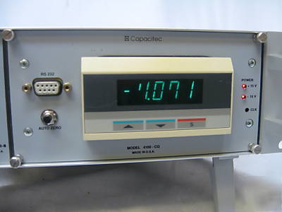 Capacitec model 4100-cg,4100-sl,4100-b 4108 4000 series