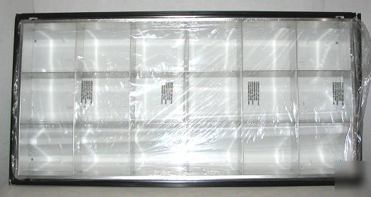 Cooper 2EP3GX 2'X4' 3T parab layin fluor light fixture