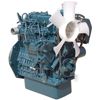 New kubota brand model D902 diesel engines w radiator