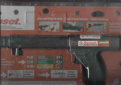New ramset RS22 trigger powder activated .22CAL nailer 