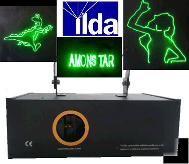 150MW green cartoon logo dj laser pro stage party ilda