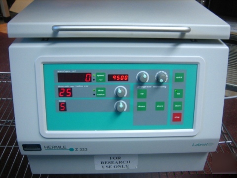 Hermle labnet universal 17K rpm centrifuge Z323 w rotor