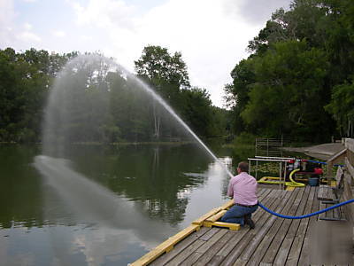 Home, farm, marina firefighting high pressure pump cart