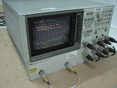 Hp 8753C w/ 85046A network analyzer 300KHZ-3GHZ opt 10