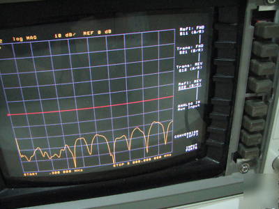 Hp 8753C w/ 85046A network analyzer 300KHZ-3GHZ opt 10