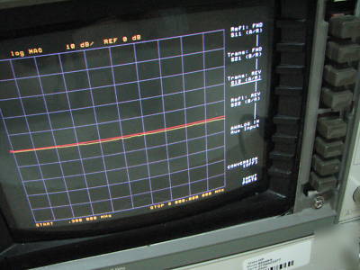 Hp 8753C w/ 85046A network analyzer 300KHZ-3GHZ opt 10