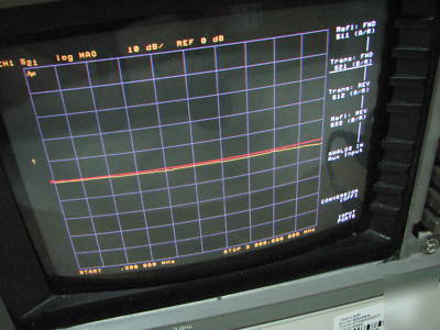 Hp 8753C w/ 85046A network analyzer 300KHZ-3GHZ opt 10