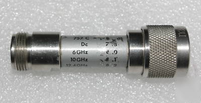 Narda 757C 8DB dc-12.4G fixed coaxial attenuator