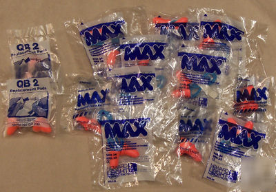 New 13 reusable max orange ear plugs 8 with strap