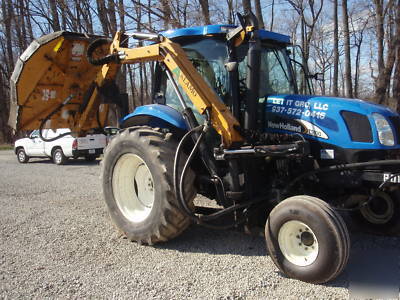 New 2004 holland TS100A 2303 hourswith alamo boom mower