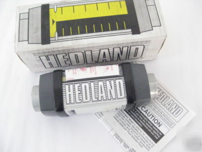 New hedland H600A-002 in-line flow meter (GB9)