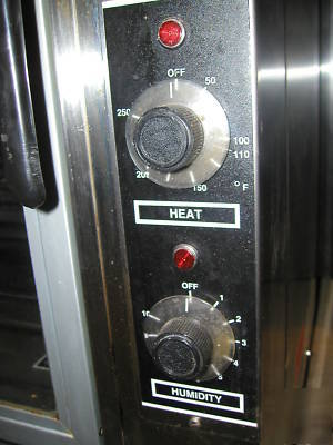 Nu-vu equipment op-2FM proofer/oven serial#27868