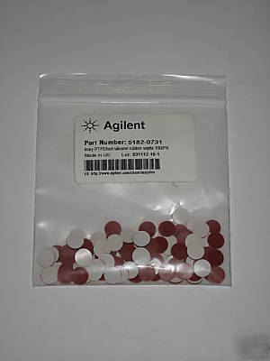 Septa, ptfe/red silicone rubber 8.7MM agilent 5182-0731