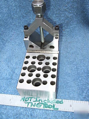 V-block angle block toolmaker machinist vintage tapped 