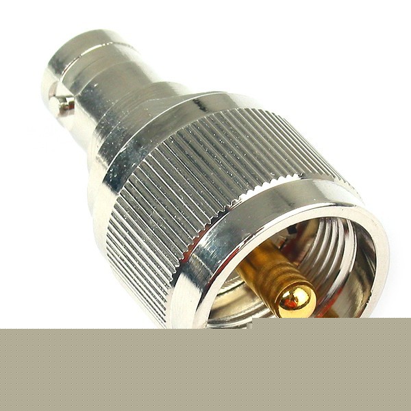 New PL259 to bnc plug connector radio scanner antenna 