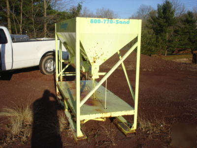  gravity fed 4 chute automated sandbag fillings system