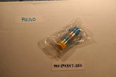 New rego asme ss relief valve - prv-29434T-250 - 
