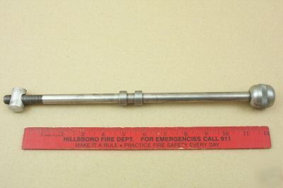 Craftsman 12 lathe countershaft rod & knob assy L3-104